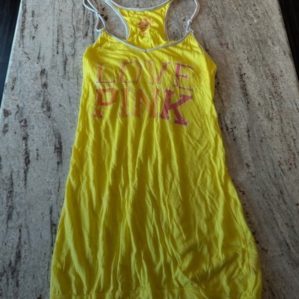 Victoria's Secret Pink Nightgown With Bust Support.
